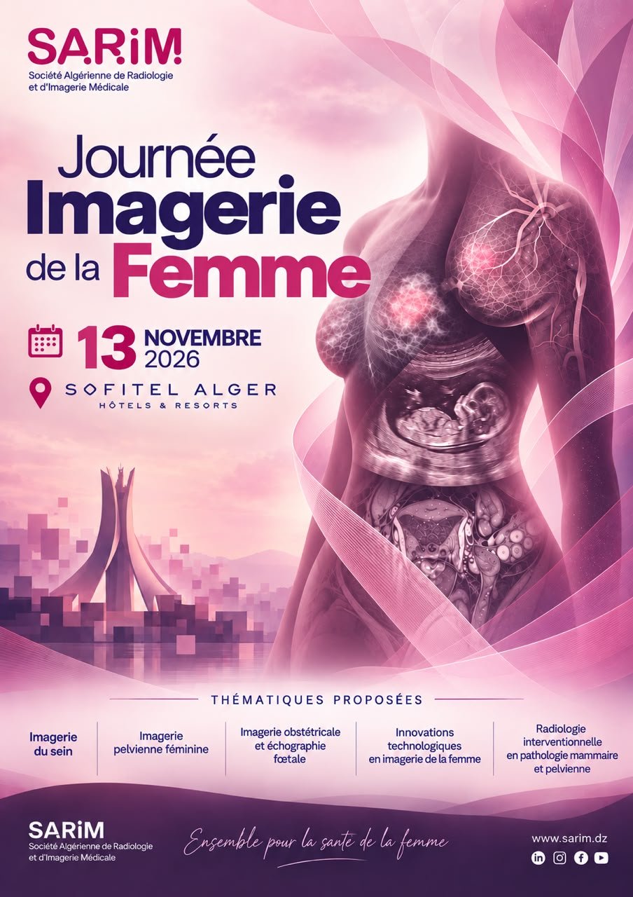 Journée scientifique : Imagerie de la Femme - 13 novembre 2026 – Alger